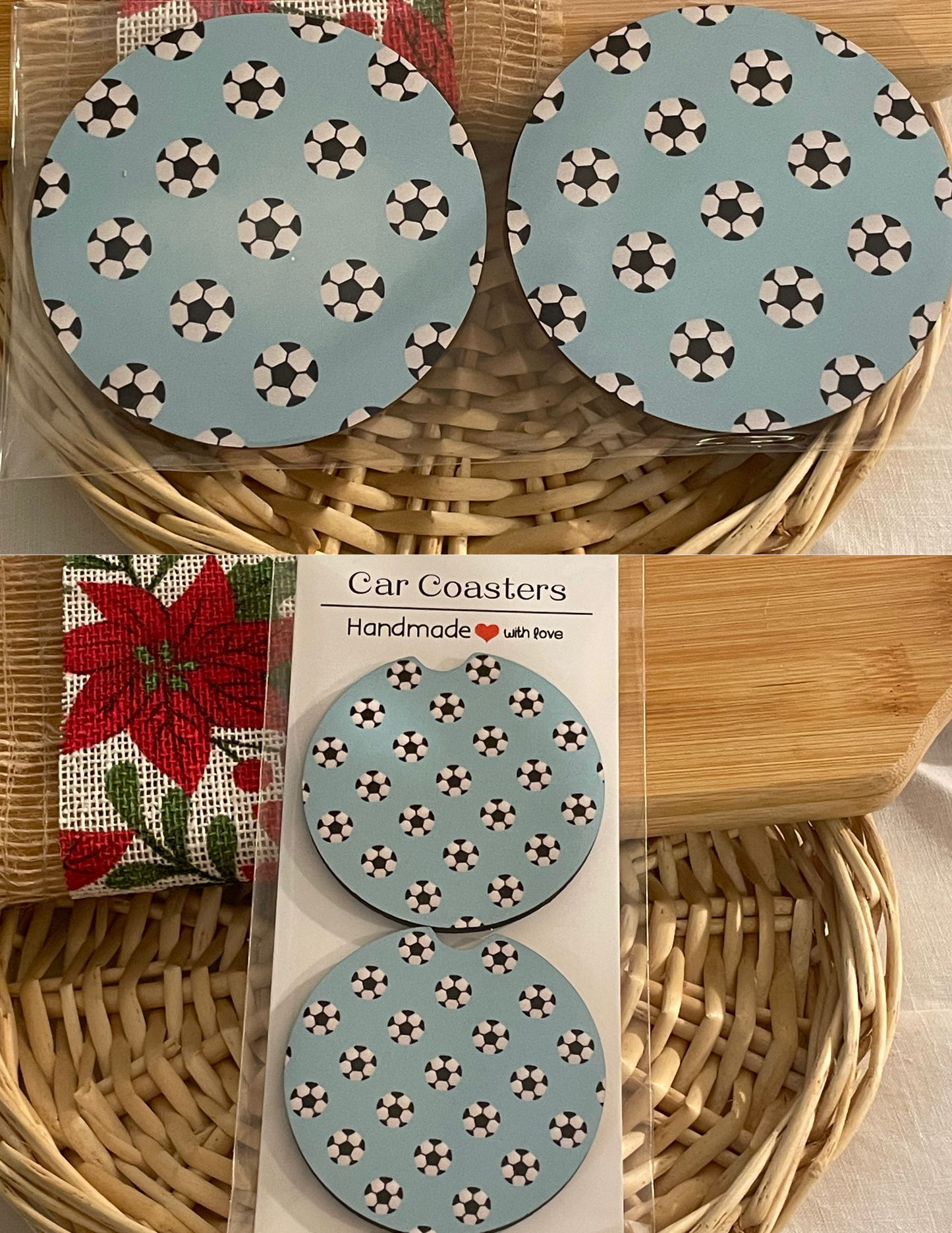 Soccer Coasters