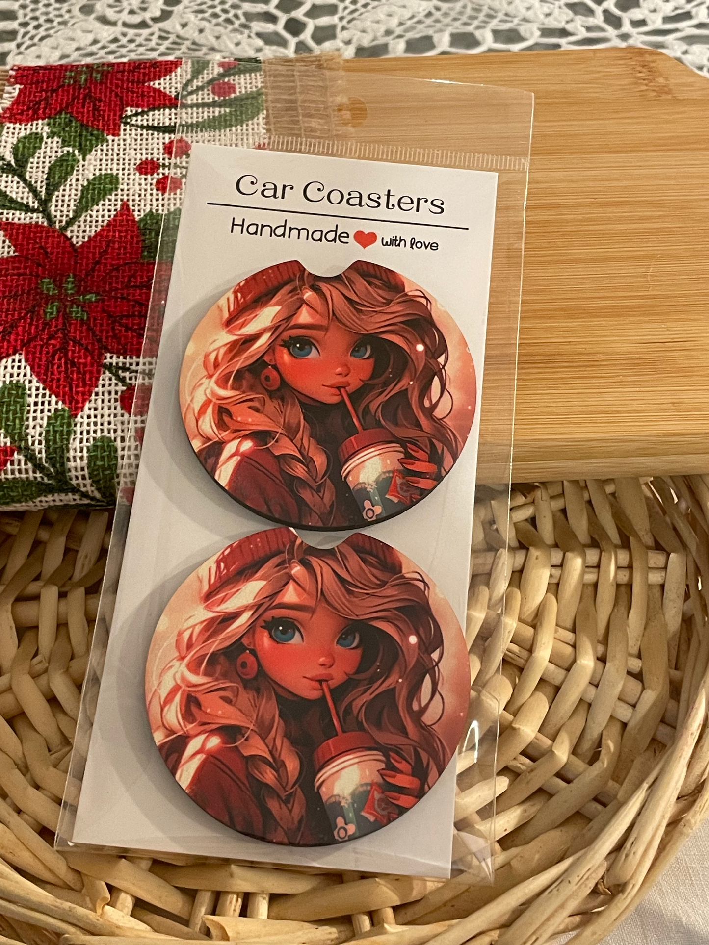 Tumbler Girl Coasters