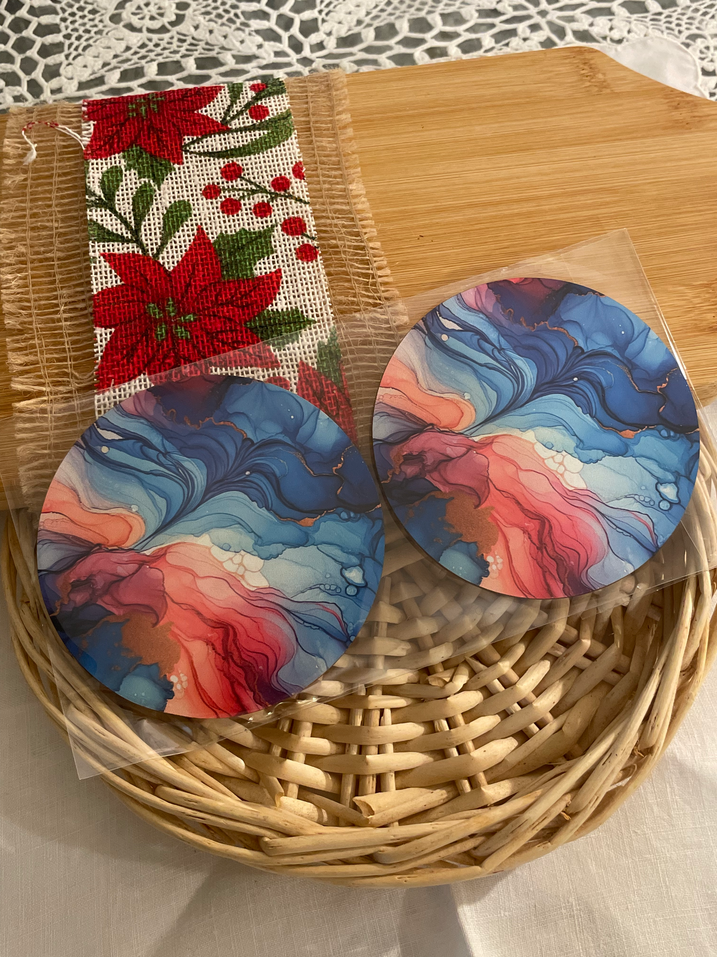Water-Color Splash Coasters