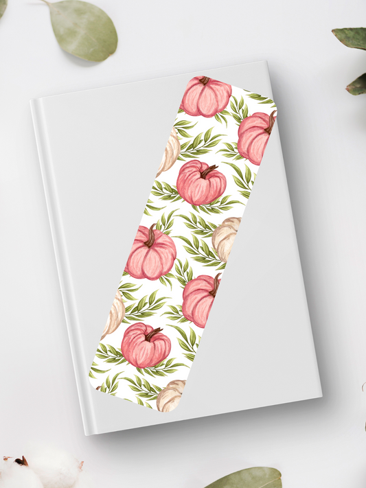 Pink Pumpkin Bookmark