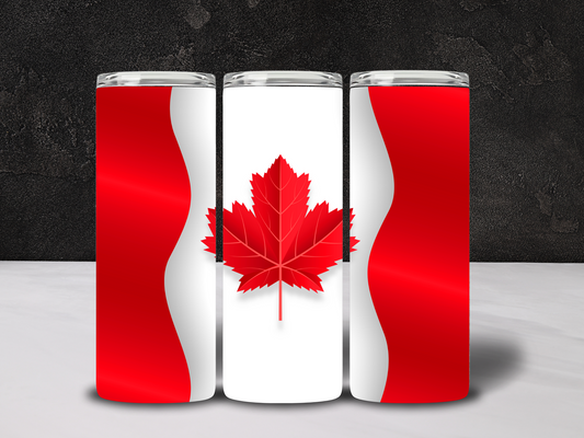 Canadian Flag Tumbler