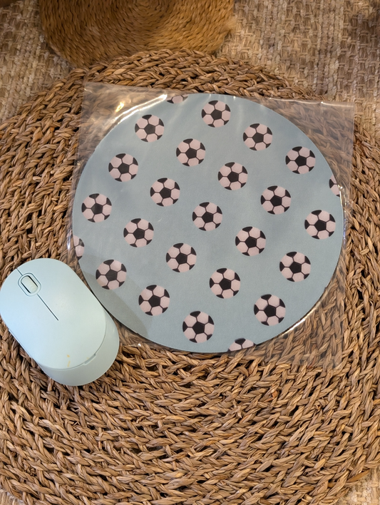 Soccer mouse pad