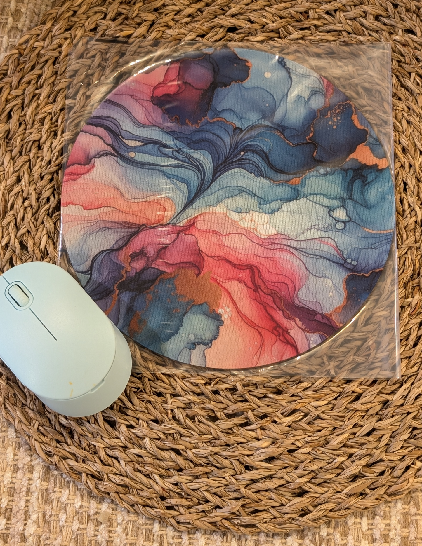 Water-colour Splash Mouse Pad