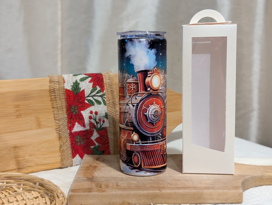 Winter Train Tumbler
